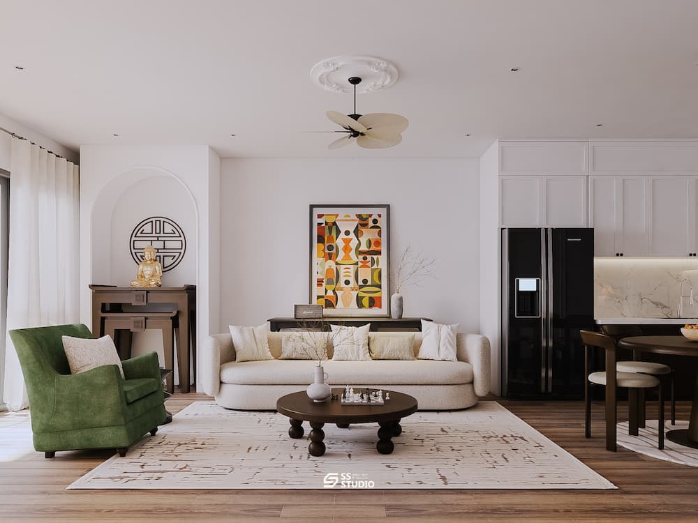 Nội Thất Căn Hộ Star City Lê Văn Lương 85m2 Parisian Style