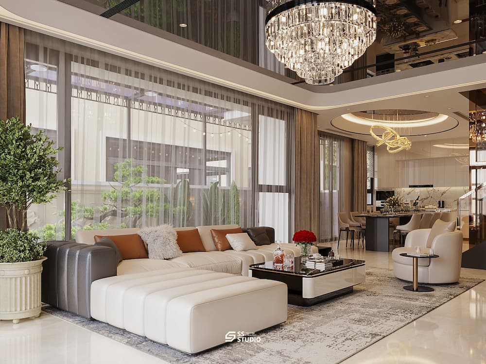Thiết kế nội thất Liền kề Hải Âu Vinhomes Ocean Park 2 250m2