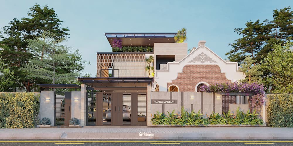 Kiến trúc nhà phố Hoàng's Mansion 320m2 tại Nghệ An